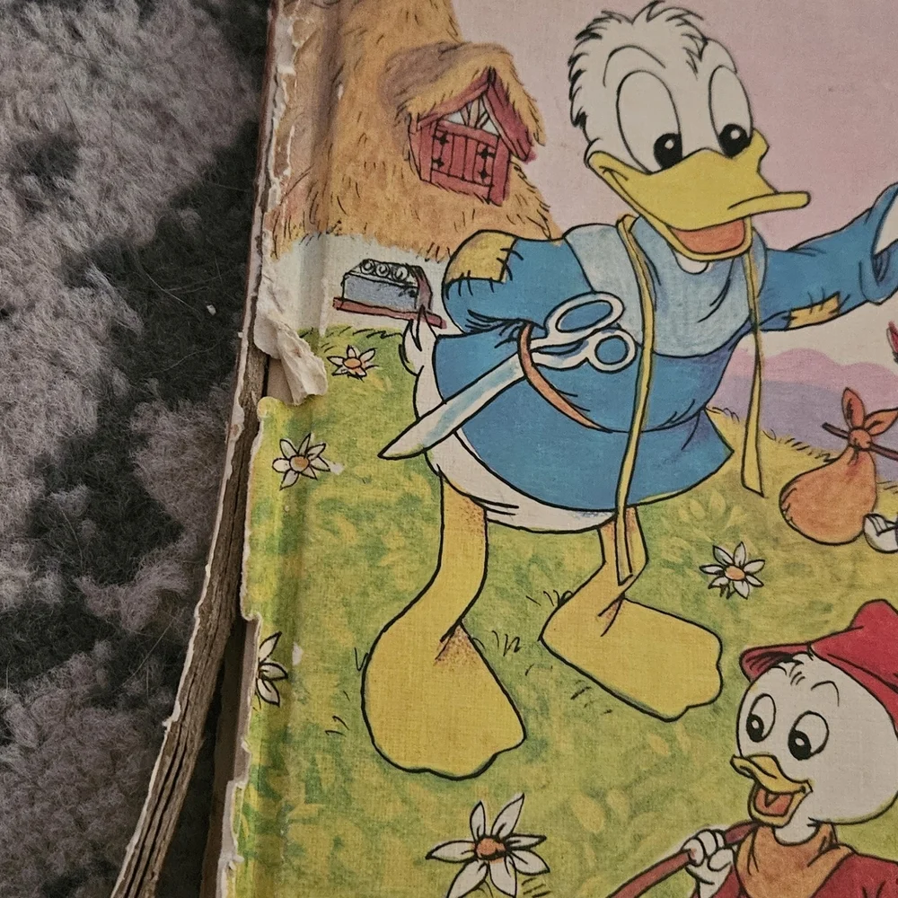 Vintage 1960s Disney Pinocchio And‎ Donald Duck Books 3 Piece